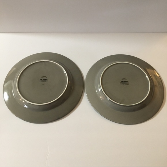 2 Pier 1 Imports Martillo Fog Stoneware Round Dinner Plates - Picture 2 of 14